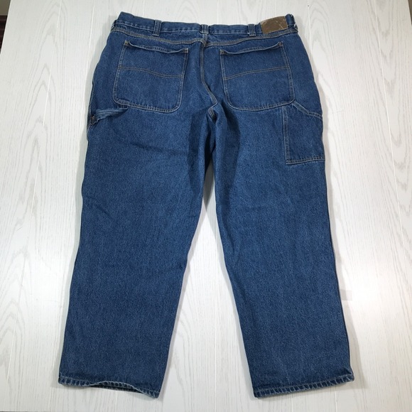 Cabelas Outdoor Gear Carpenter Jeans Men 44x29 Blue Denim Cotton Work Lot Of 2 - Picture 13 of 16